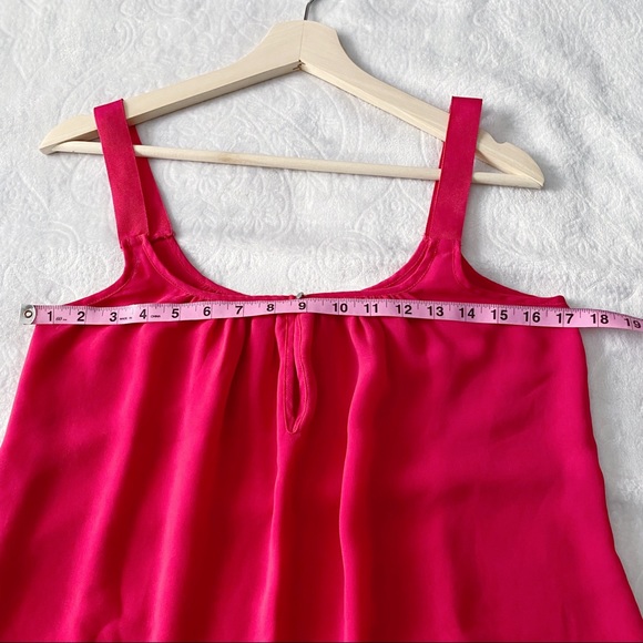 Zara Silky Keyhole Cutout Neckline Tank Top - Picture 9 of 10